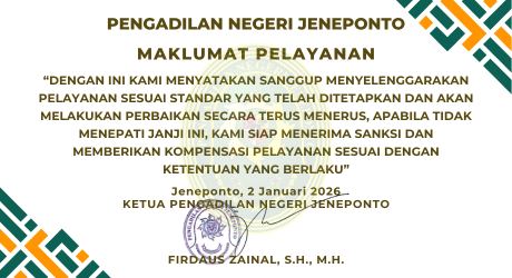 Maklumat Pelayanan